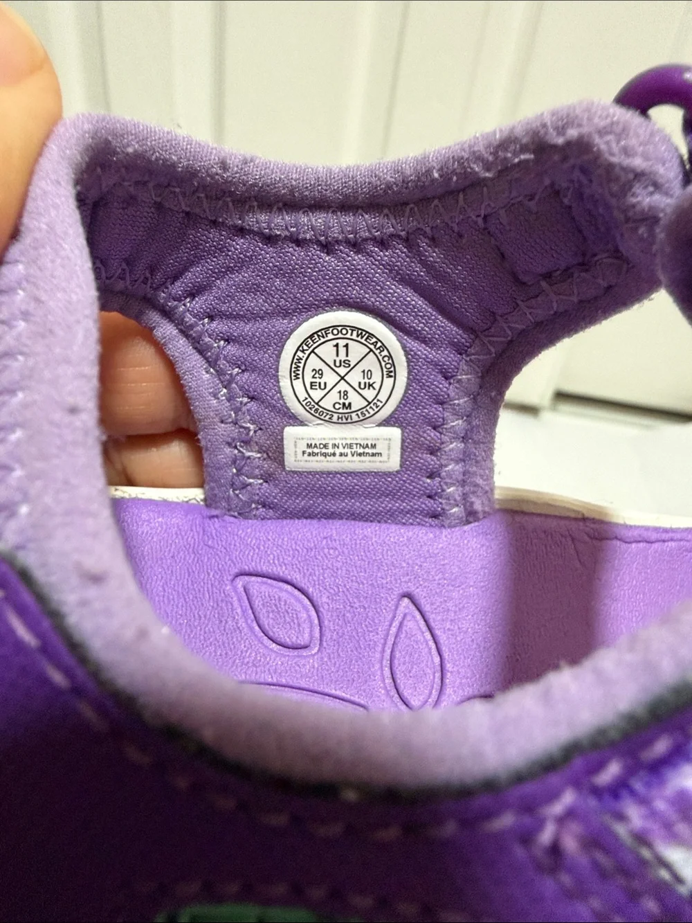 KEEN Verano Open Toe Sandals Purple - Size 11